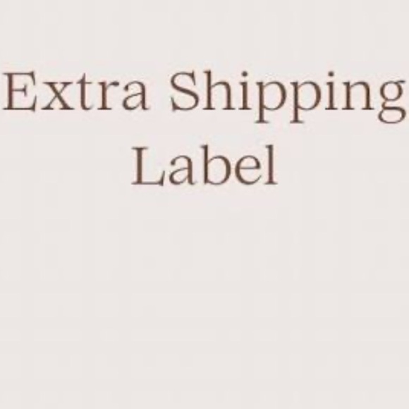 Accessories - Extra shipping label